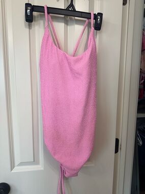 Show Me Your Mumu bubblegum Pink Braided Strap swim